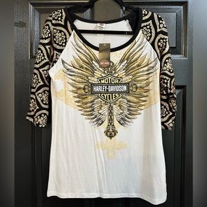 Harley Davidson Sequin Too